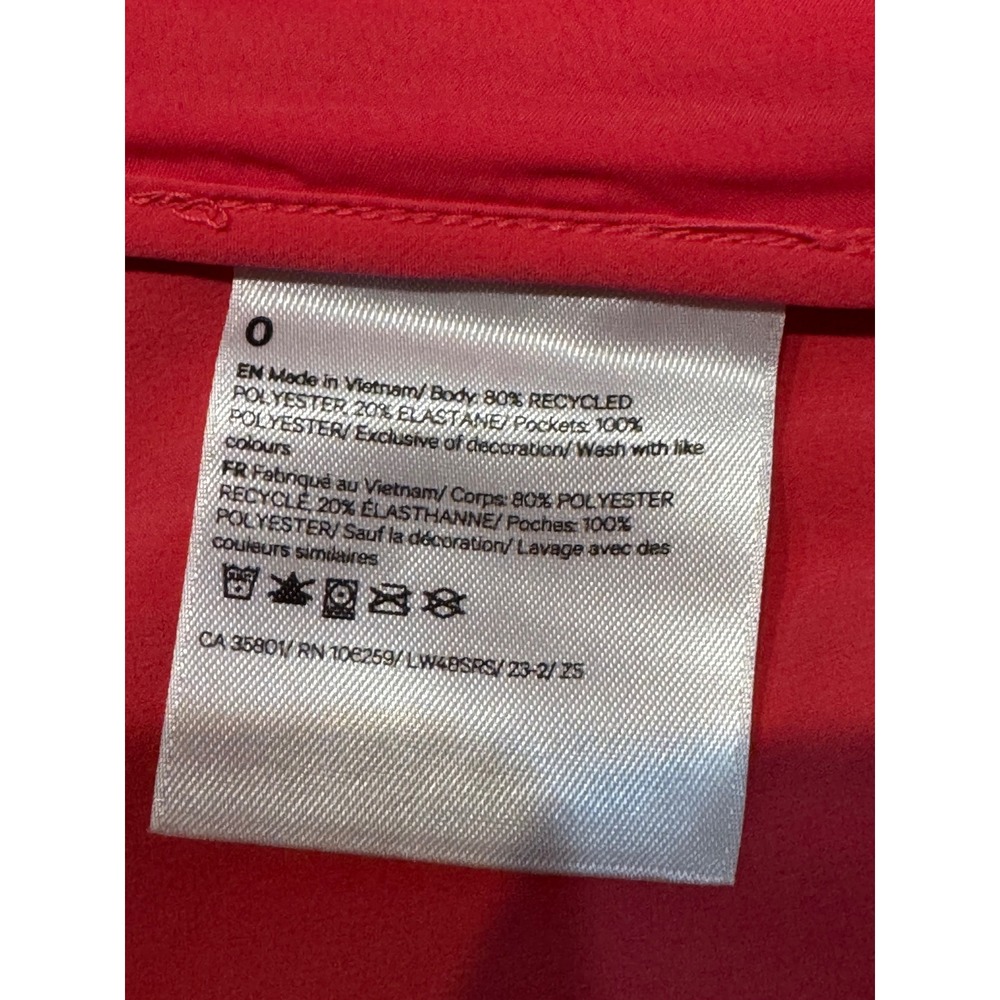 Lululemon Mist Over Windbreaker Lip Gloss Pink Hooded Jacket Women's Size 0 NWOT - Picture 4 of 9